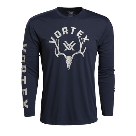 Vortex Navy Heather Antler Envy LS, Navy Heather, XL 219054-NAH-XL