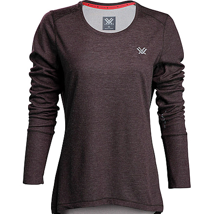 Vortex Point To Point Long Sleeve Shirt - Womens, Rich Mahogany, Small, 220-27-RMAS