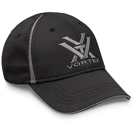 Vortex Pro Performance Cap - Mens, Black/Charcoal, 120-18-BLK