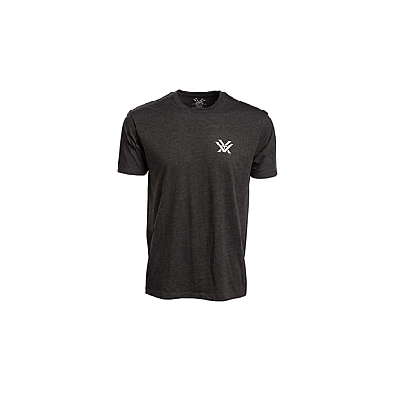 Vortex Rank And File Short Sleeve T-Shirt - Mens, Charcoal Grey, 2XL, 121-12-CHH2X