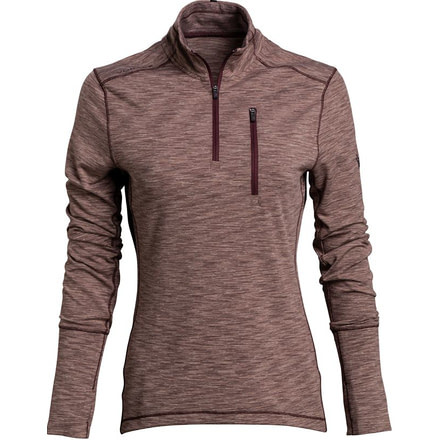 Vortex Scout-About Quarter Zip - Womens, Peppercorn, Large, 120-14-PEPL