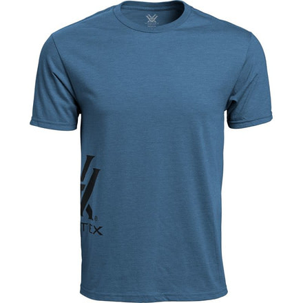 Vortex Side Hustle Logo Short Sleeve T-Shir t- Mens, Royal Heather, Medium, 119050-ROH-M