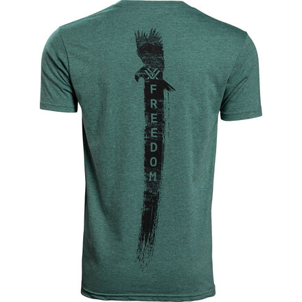 Vortex The Eagle Has Landed T-Shirt - Mens, Mint-Black Heather, 2X, 120-29-MBH2X