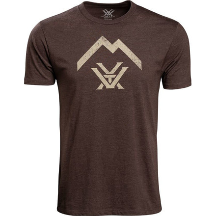 Vortex Thin Air Logo T-Shirt - Mens, Brown Heather, Large, 120-19-BRHL