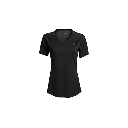Vortex Weekend Rucker Short Sleeve Top - Womens, Black, Large, 121-25-BLKL