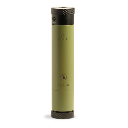 VSSL Gear Flask Light-Matte Green