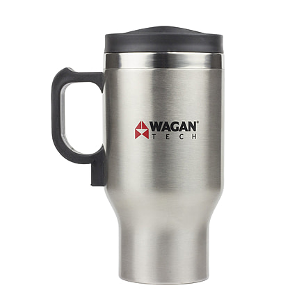 Wagan 12V Deluxe Heated Mug, Gray, One Size, EL6100