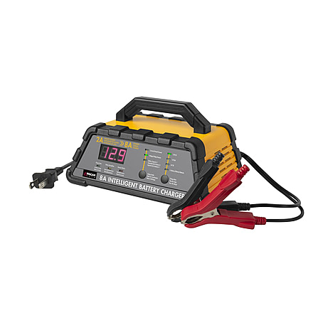 Wagan 8A Intelligent Battery Charger, Yellow, One Size, EL7406
