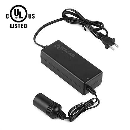 Wagan AC to DC 5A Power Adapter, Black, One Size, EL9903