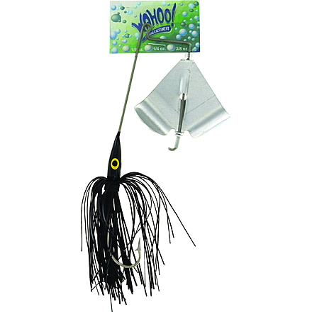 Wahoo Fishing Products Promo Buzz Bait, 4/0 Hook, Black, 3/8 oz, Bulk, WAH-PB386-3