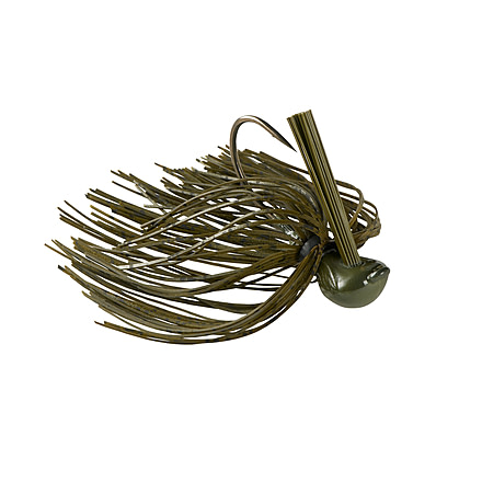 War Eagle Jiu Jigsu, 2in 5/8 oz, 4/0 Hook, Green Pumpkin, WE58JJ116