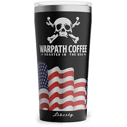Warpath Coffee Freedom Tumbler, Black, 20 ounce, 122, 122