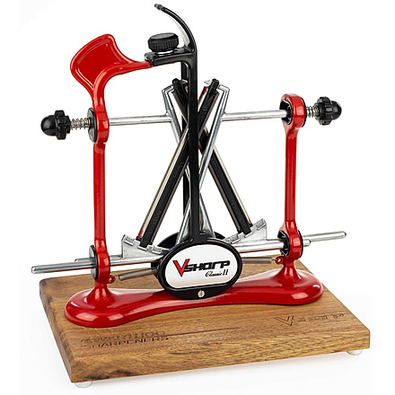 Warthog Sharpeners V-Sharp Classic II Elite Knife Sharpener, Red, EC2RD