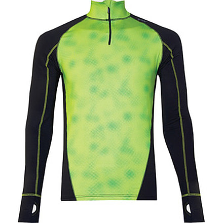 Watsons Performance Mens Zip Top, Lime