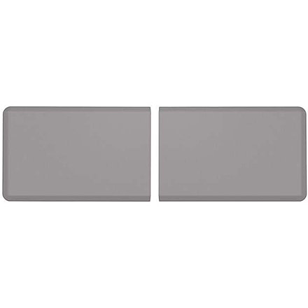 WeatherTech Comfort Mat Connect, Stone, 2 Pieces, 24x36in, Grey, 8ACONA2TXG