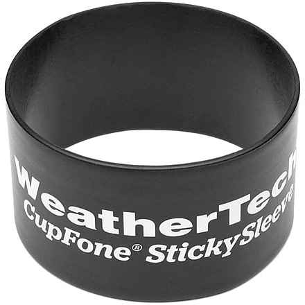 WeatherTech CupFone StickeySleeve, Black, 84CF22SS