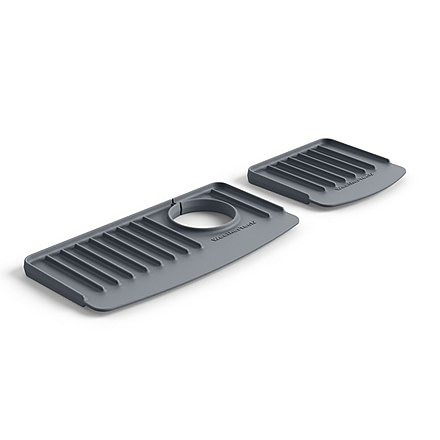 WeatherTech FaucetMat Duo, Dark Grey/Slate, 8AFAU02DG