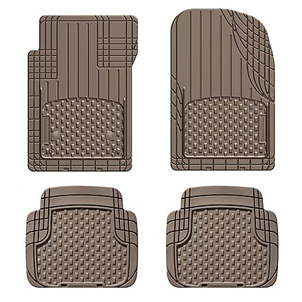 WeatherTech Front and Rear Trim-to-Fit Mat, Tan, 11AVMST