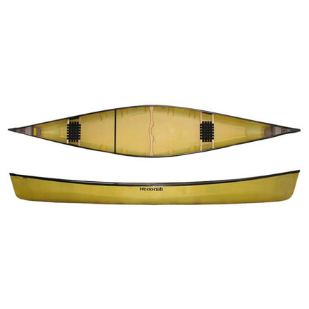 Wenonah Aurora Kevlar Flex-Core Canoe - 16 ft-Green