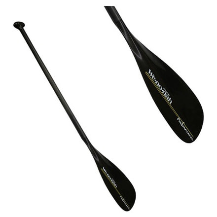 Wenonah Black Lite Elbow Carbon Canoe Paddle, Black, 52 in, 6APA008