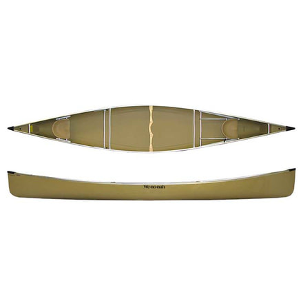 Wenonah Champlain Kevlar Flex-Core Canoe - 18 ft-Green