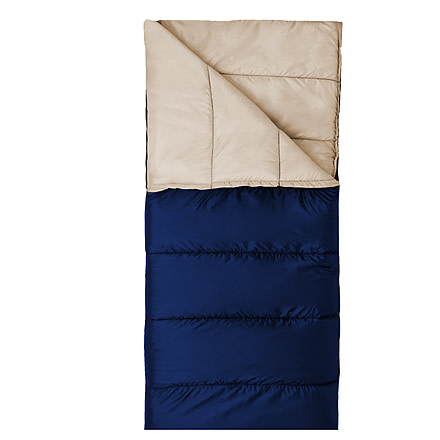 Wenzel Cascade 3 40 Degree Sleeping Bag, Navy, Tan, 33In X 75In, 74927117