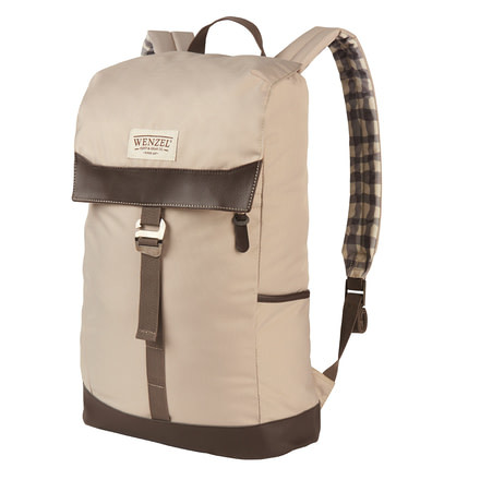 Wenzel Stache 20 Backpack, Khaki/Khaki Plaid, 7200418KKP