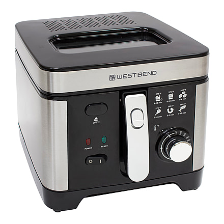 WestBend Deep Fryer, Stainless Steel, 3 Liter, DFWB3LBK13