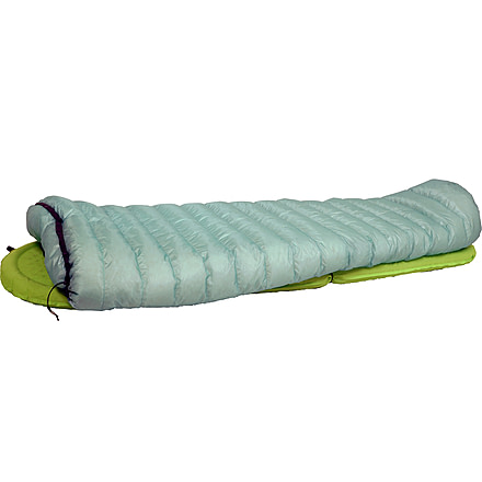 Western Mountaineering Astralite Top Quilt Sleeping Bag, Seafoam Green, 5ft. 8in., 58ASTRA-SFG