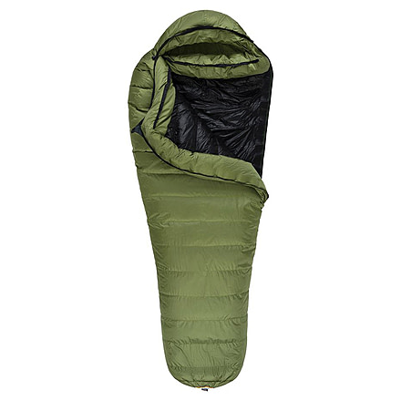 Western Mountaineering Badger StormShield Sleeping Bag, Sage/Black, 6ft, 60BADSTSLZ
