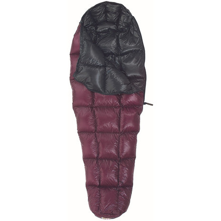 Western Mountaineering Highlite Sleeping Bag, 35F/2C, RZ, Plum, 5ft. 6in., 56HIGHRZ