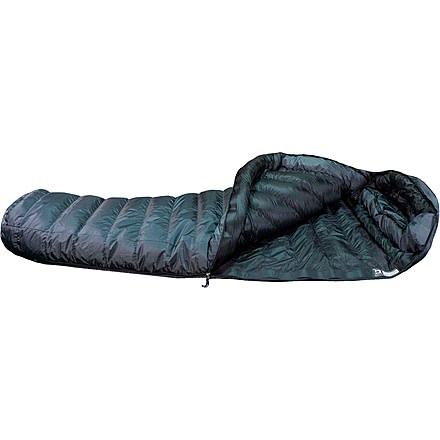 Western Mountaineering Kodiak Gore Infinium Sleeping Bag, Left Zip, Grey/Black, 6 ft 0 in, 60KODGILZ