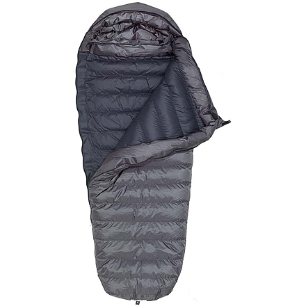 Western Mountaineering Sequoia Gore Infinium Sleeping Bag, Right Zip, Grey/Black, 6in, 60SEQGIRZ