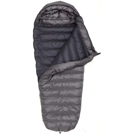 Western Mountaineering Sequoia MF Sleeping Bag, 5F/-15C, RZ, Grey, 6ft. 0in., 60SEQURZ