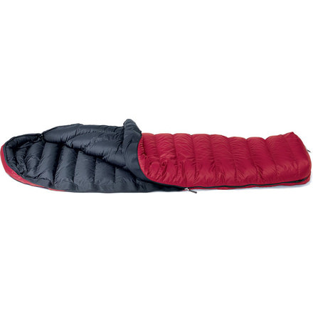 Western Mountaineering Sycamore MF Sleeping Bag, 25F/-4C, LZ, Cranberry, 6ft. 0in., 60SYCALZ