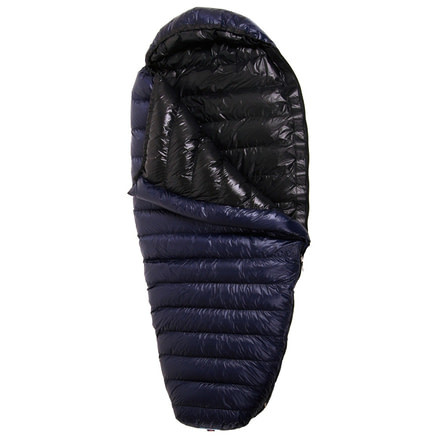 Western Mountaineering Terralite Sleeping Bag, 25F/-4C, LZ, Navy Blue, 5ft. 6in., 56TERRALZ