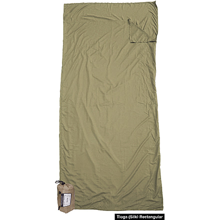Western Mountaineering Tioga Silk Sleep Liner Taper, Gold, Regular, 60TIOGLNTR