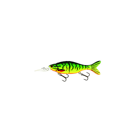 Westin Ricky the Roach Muilti-Jointed Hard Lure Swimbait HL/MJ, 3 1/8in, 1/4 oz, Crazy Firetiger, P032-063-007