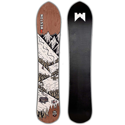 Weston Backwoods Pow Slayer, Brown/Black/White, 152, 812049025377