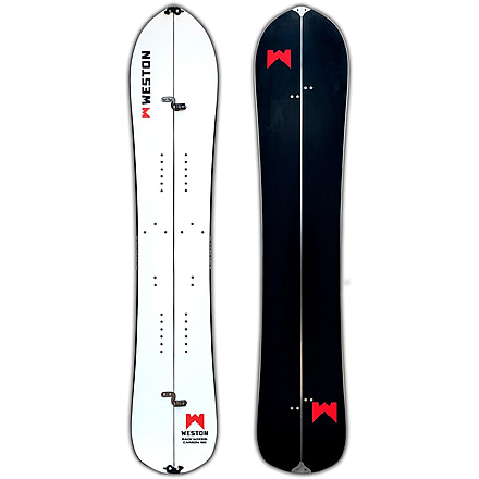 Weston Carbon Backwoods Splitboard - 21/22, White, 157, 106157045G