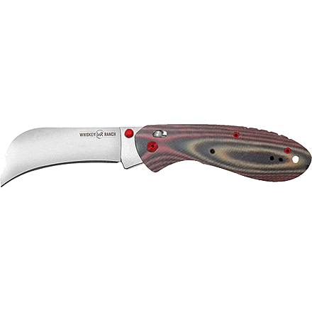 Whiskey Bent Knives Catch Pin Lock Fixed Knife, Desert Sand, WB54-26