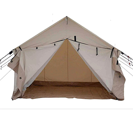White Duck Alpha Wall Tent, Water Repellent, 10ft x 12ft, WD-0045