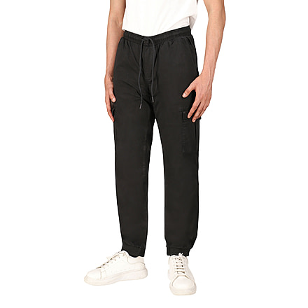 White Duck Cargo Stretch Jogger Pants - Mens, Black, Medium, WD-JPC-BL-02