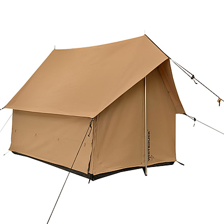 White Duck Rover Scout Tent w/ Jack Stove, Water Repellent, Sandstone Beige, 6ftx8ft, WD-RBT-64