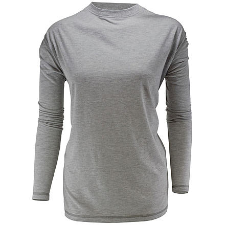 White Sierra Bug Free Jersey Tee - Women's-Heather Grey-Small