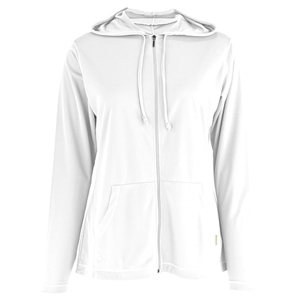 White Sierra Bug Free Zip Hoody - Women's-White-Large