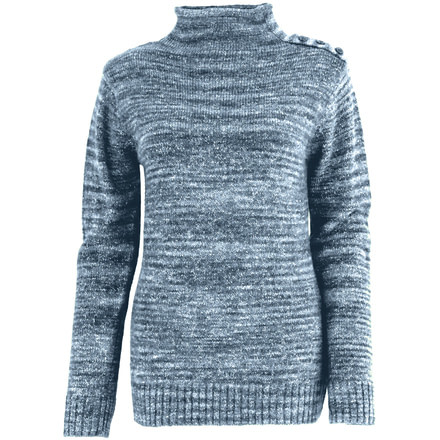 White Sierra Cabin Fever Sweater - Womens-Charcoal Multi-Large