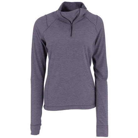 White Sierra Pebble Peak Wool Quarter Zip - Womens, Nightshade, Medium, D3589W-NIT-MEDIUM