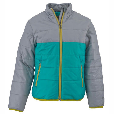 White Sierra Zephyr Insulated Jacket - Girl's-Ceramic-X-Small