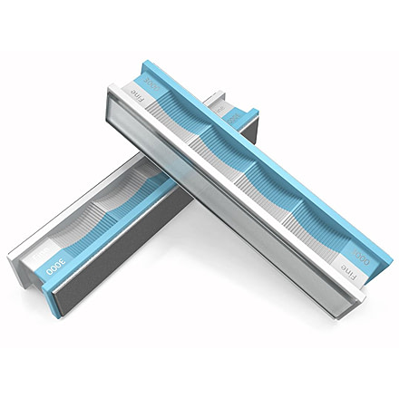 Wicked Edge 3000 Grit Diamond Stones and Blank Glass Platens Pack, White/Aqua, WE3000GL